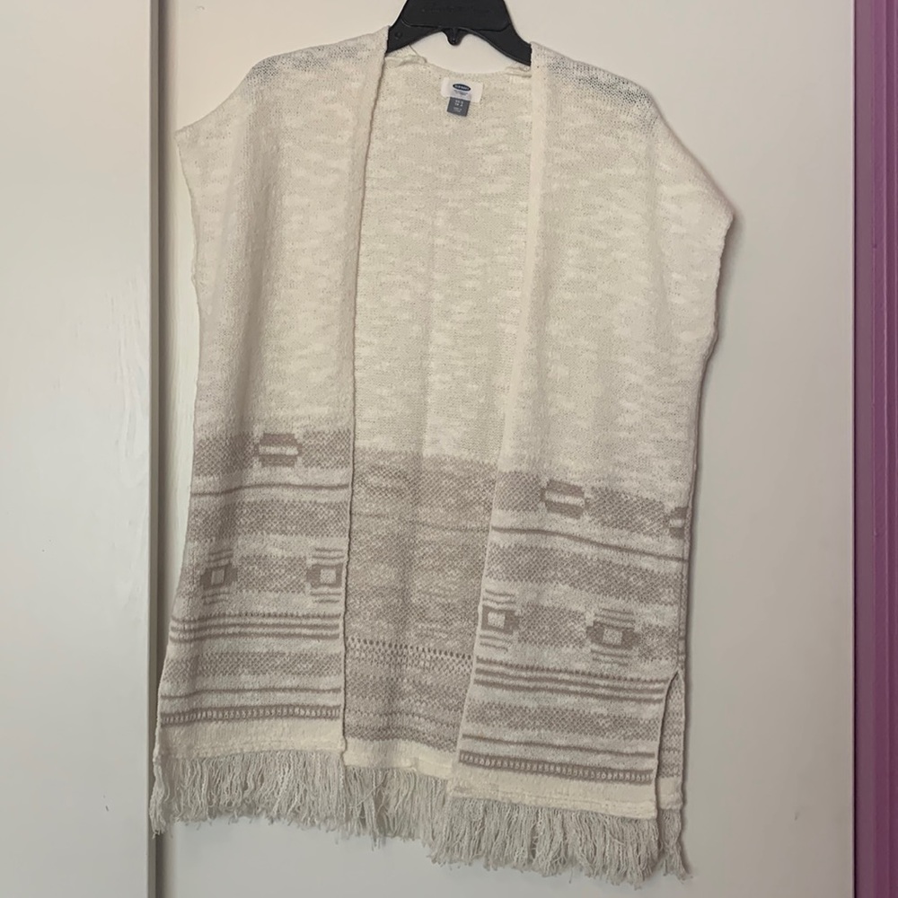 Knit kimono
